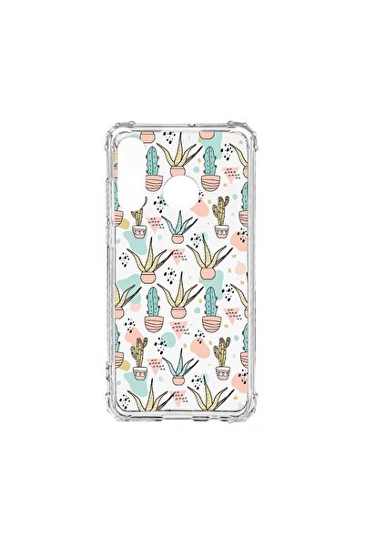 bestcase Husa Anti Shock Silicon Compatibila cu Huawei P30 Lite, Cactus, Mili...