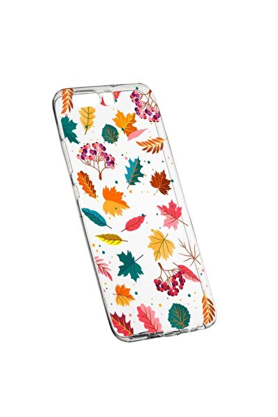 bestcase Husa Silicon, Transparent, Slim, Frunze, 99, Huawei Y6 2018