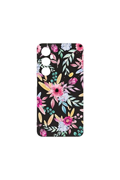 bestcase Λεπτή Θήκη Σιλικόνης 0.8MM, Συμβατή με Realme C65, Χαρούμενα Λουλούδ...