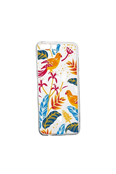 bestcase Silicone Case Compatible with Huawei Y6 2018, Colored Birds, wear-re...