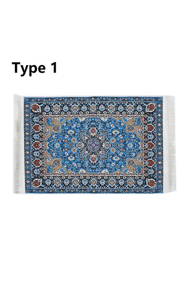 Choice4 type 1 Toy Playing House Mini House Decor Miniature Weaving Rug Dollh...