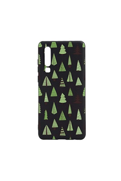 bestcase Husa Silicon Compatibila Cu Huawei P30, Christmas Tree Shapes, rezis...