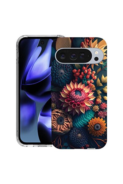 bestcase Husă pentru Google Pixel 10 / Pixel 10 Pro cu design Flori Colorate,...