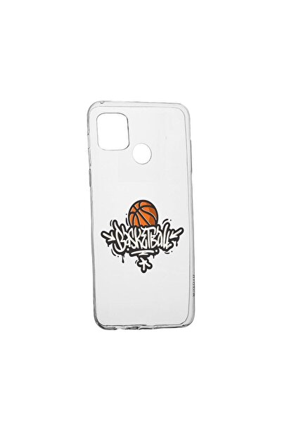 bestcase Husa Silicon Compatibila cu Realme C21Y, Basketball, rezistenta la u...