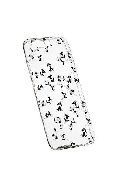 bestcase Husa Silicon, Transparent, Slim, Flori, 128, Huawei Y6 2018