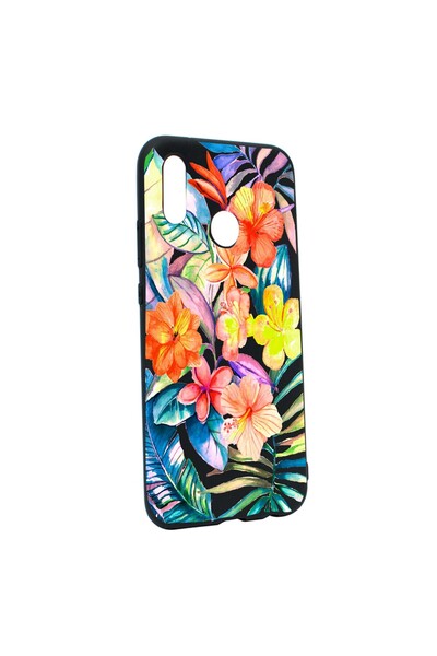 bestcase Husa de protectie Flori tropicale, pentru Huawei P20 Lite, rezistent...