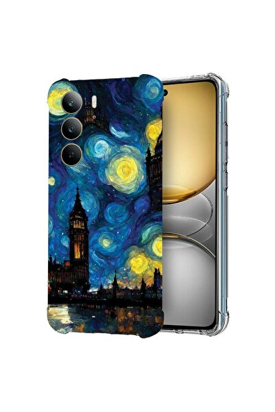 bestcase ¬Æ Husa pentru Realme 14x 5G, Anti Shock 1.5MM, Starry Night, Protec...
