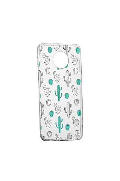 bestcase Силиконов калъф, съвместим с Nokia C10, Cactus, устойчив на износван...