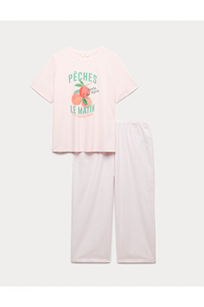 Marks & Spencer Desenli Pijama Takımı