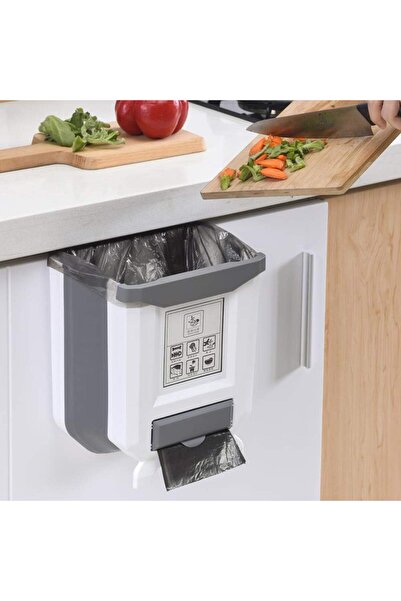 ARTC Kitchen Adjustable Hanging Trash Container Cabinet Organizer Garbage Box...