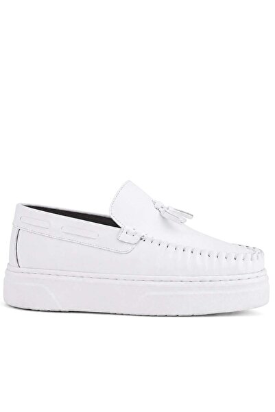 Rakerplus White Light Sole Boys' Moccasin Shoes