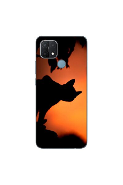 OEM Husa compatibila cu Oppo A15 si A15s Silicon Gel Tpu Model Halloween Pisi...