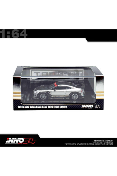 Nissan Inno64 1/64 2025 Top Secret GT-R R35 Токийски авто салон Хонконг 2025,...