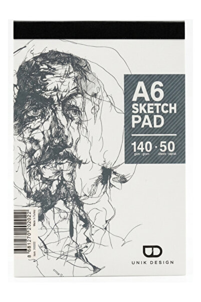 Dağtaş Kırtasiye Sketch Pad Drawing Notepad A6 50 Sheets 140 Grams 1 Piece