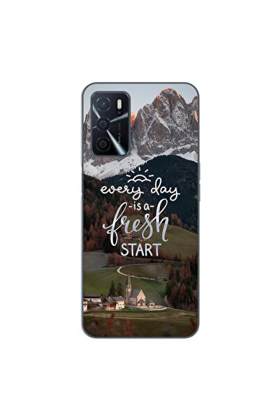 OEM Husa compatibila cu Oppo A16 Silicon Gel Tpu Model Mesaj Fresh Start
