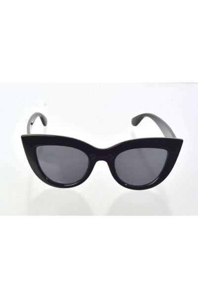 Generic Brand Black Frame Cat Eye Women's Sunglasses - Fashion Eyewear