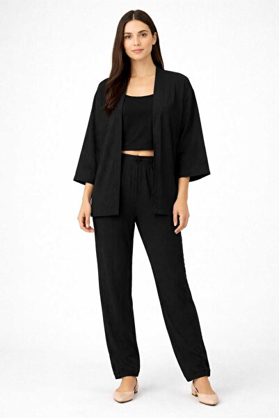 Pozitif Comfortable Cut-Kimono Set
