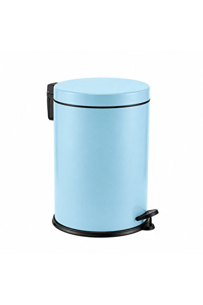 GörSeç Mavi Paslanmaz Çelik Pedallı 12 Litre Çöp Kovası 12 Lt Ev Ofis Banyo M...