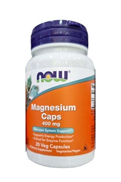 Now MAGNESIUM 400 MG CAP 20'S #1678