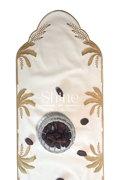 Palm Collection Runner 40x110 cm – Lüks Nakışlı Runner | Şık Sofra Dekoru