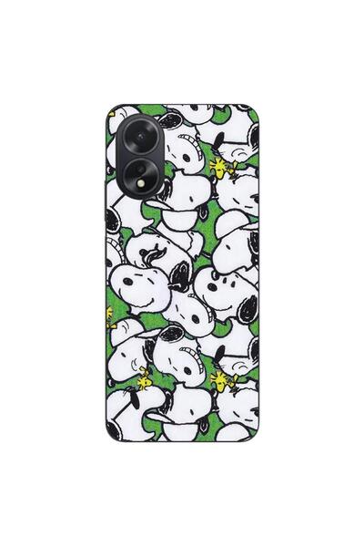 OEM Husa compatibila cu Oppo A38 4G Silicon Gel Tpu Model Snoopy Pattern