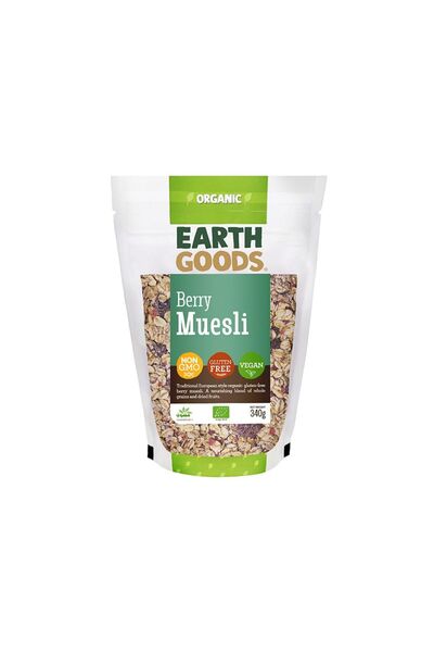 Earth Goods Eg Org Gluten Free Berry Muesli 340g