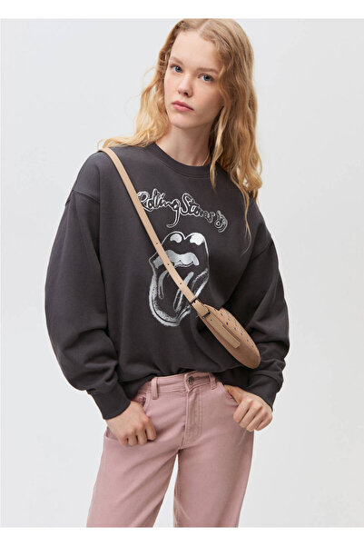 Mango Teen Rollings pamuklu sweatshirt