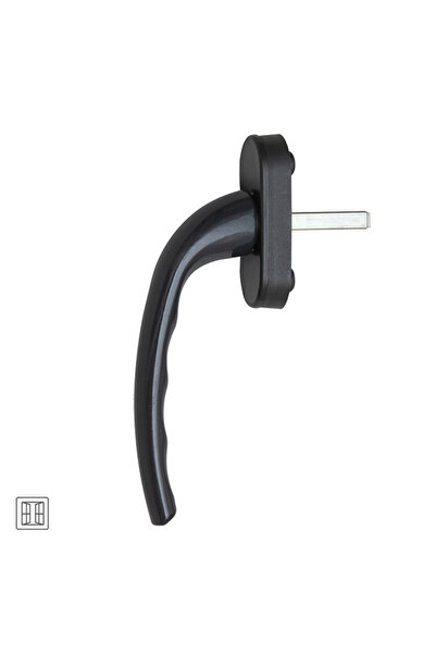 Kaya Pen 4 Pcs Window Handle Aluminum Anthracite Gray (Star Model)