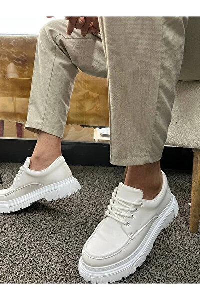 Generic Brand Kb-X6 Kuback White Leather Casual Men's Shoes