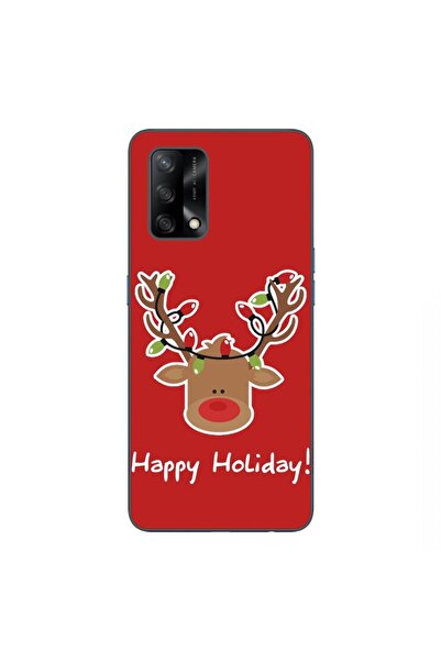 OEM Husa compatibila cu Oppo A74 4G Silicon Gel Tpu Model Craciun Ren Happy H...