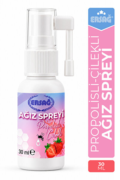 Ersağ Propolisli Çilekli Ağız Spreyi 30 ML