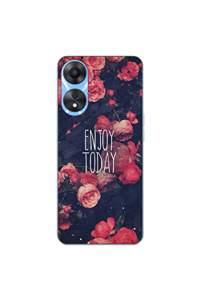 OEM Husa compatibila cu Oppo A78 5G (CPH2483) Silicon Gel Tpu Model Enjoy Today