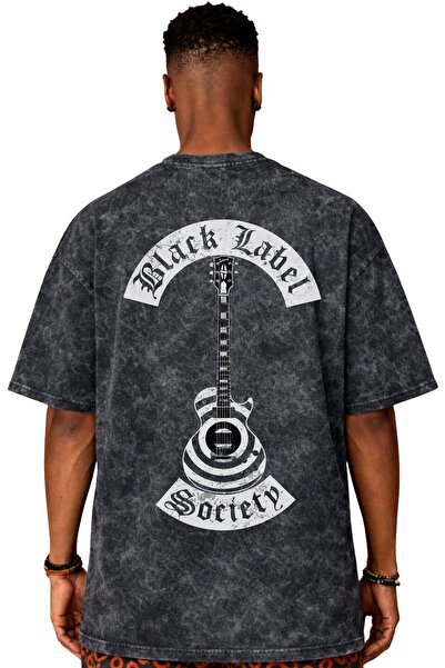 SEVBANO Black Label Society Rock Metal Music Band Back Printed Unisex Oversiz...