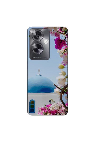 OEM Калъф, съвместим с Oppo A79 5G, силиконов гел TPU, с десен Гърция Санторини