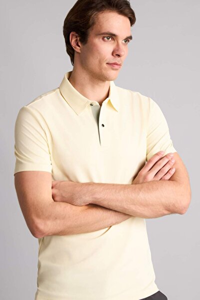 DeFacto Slim Fit Polo Collar Short Sleeve Polo T-Shirt F9896Ax26Sp