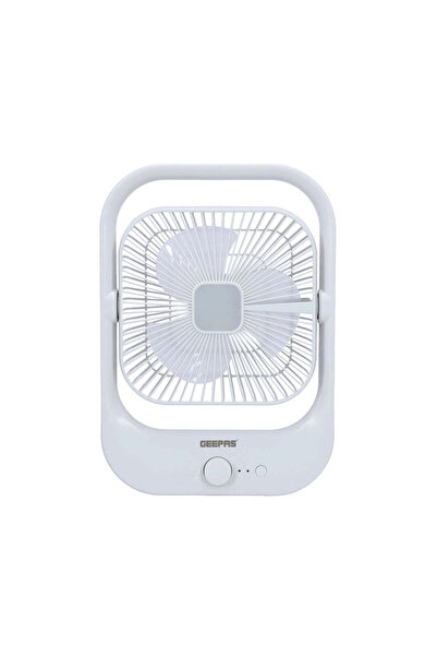 Geepas 8" Rechargeable Fan With Led Light, GF21162 Over Charge Protection, 8 ...
