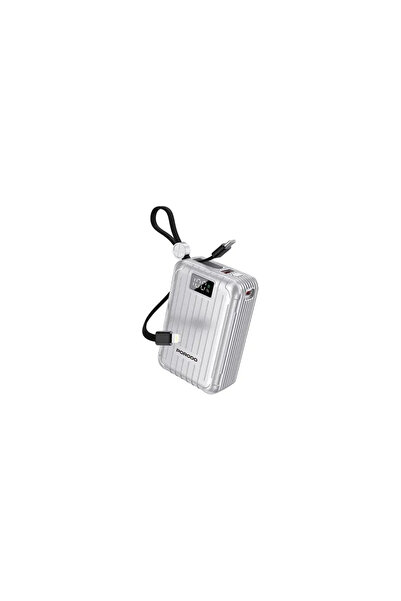 porodo Petite 20000mAh Power Bank with Integrated Type-C & Lightning Cable - ...