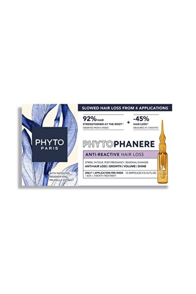 Phyto Φυτοφανέρε Θεραπεία για Αντιδραστική Τριχόπτωση 12x5ml