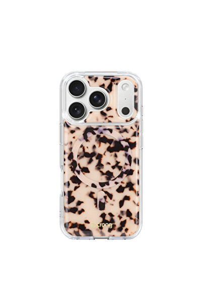 Crong Husă Deluxe MAG - Husă iPhone 17 Pro MagSafe (Blond Tortoise)