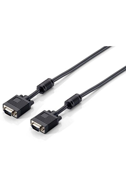 EQUIP Cablu VGA 1024x 768/60Hz Ferrit St/St 20.00m negru pungă de polietilenă