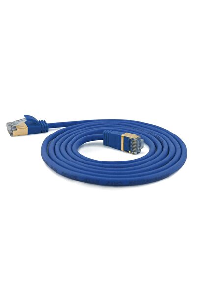 Wantec Cablu patch SSTP CAT7 Ste. CAT6a d=4mm 5,00m albastru