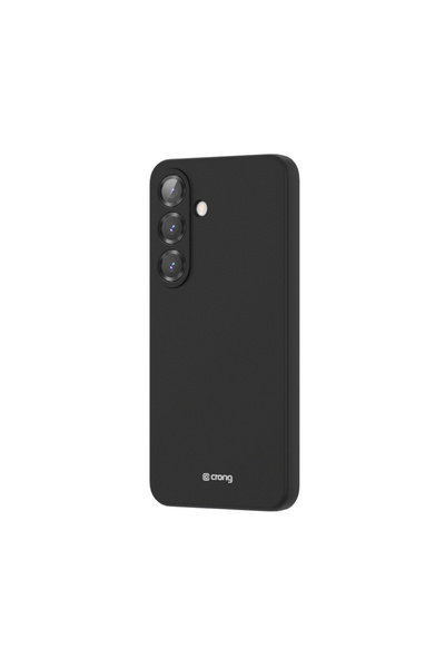 Crong Husă colorată - Husă Samsung Galaxy S25+ (negru)