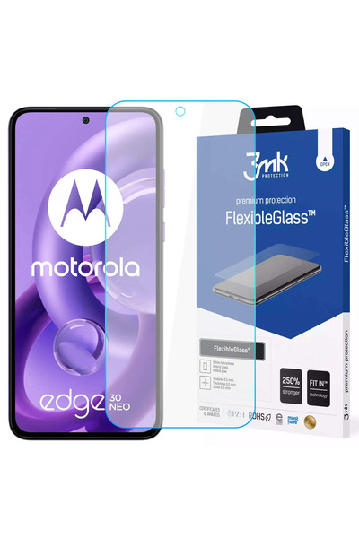 3MK FlexibleGlass - Sticlă hibridă pentru Motorola Edge 30 Neo