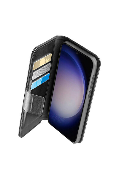 Cellularline Husă tip carte - Husă Samsung Galaxy S24+ (negru)