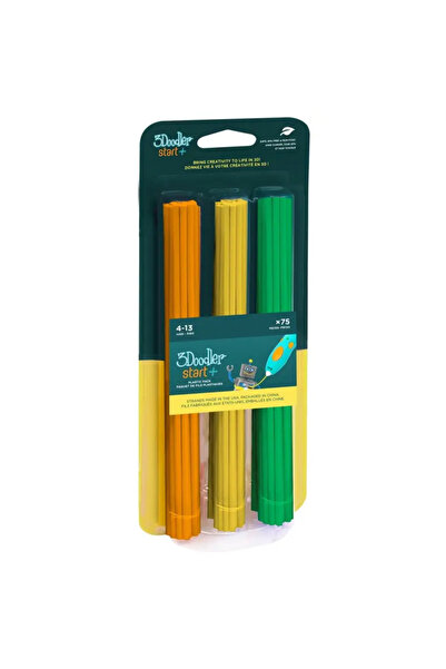 3Doodler Start Filament Eko |   2,5 mm |   75 bucăți |   3 culori: Tangerine ...