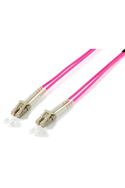 EQUIP Cablu patch LC->LC 1.00m Multimod Duplex OM4 violet, în pungă de plastic