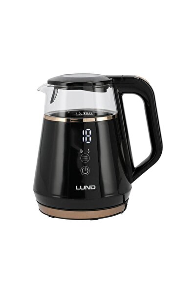 LUND CZAJNIK EL. 1L, REGULACJA TEMP., CZARNY