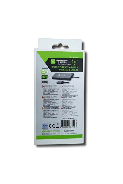 Techly Hub USB-C 4 în 1
