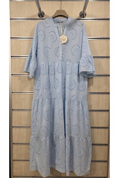 Park Moda Italian Cotton Scallop Dress