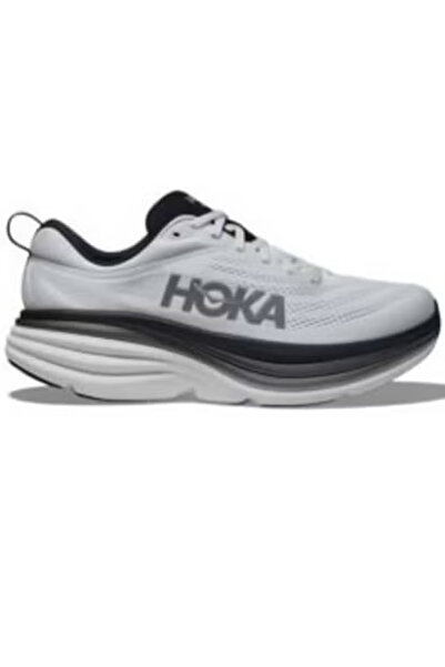 Premium Hoka Bondi 8 White/Black – Lightweight Running Shoes with Maximum Cus...